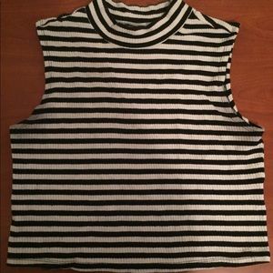 Black and white stripped shirt